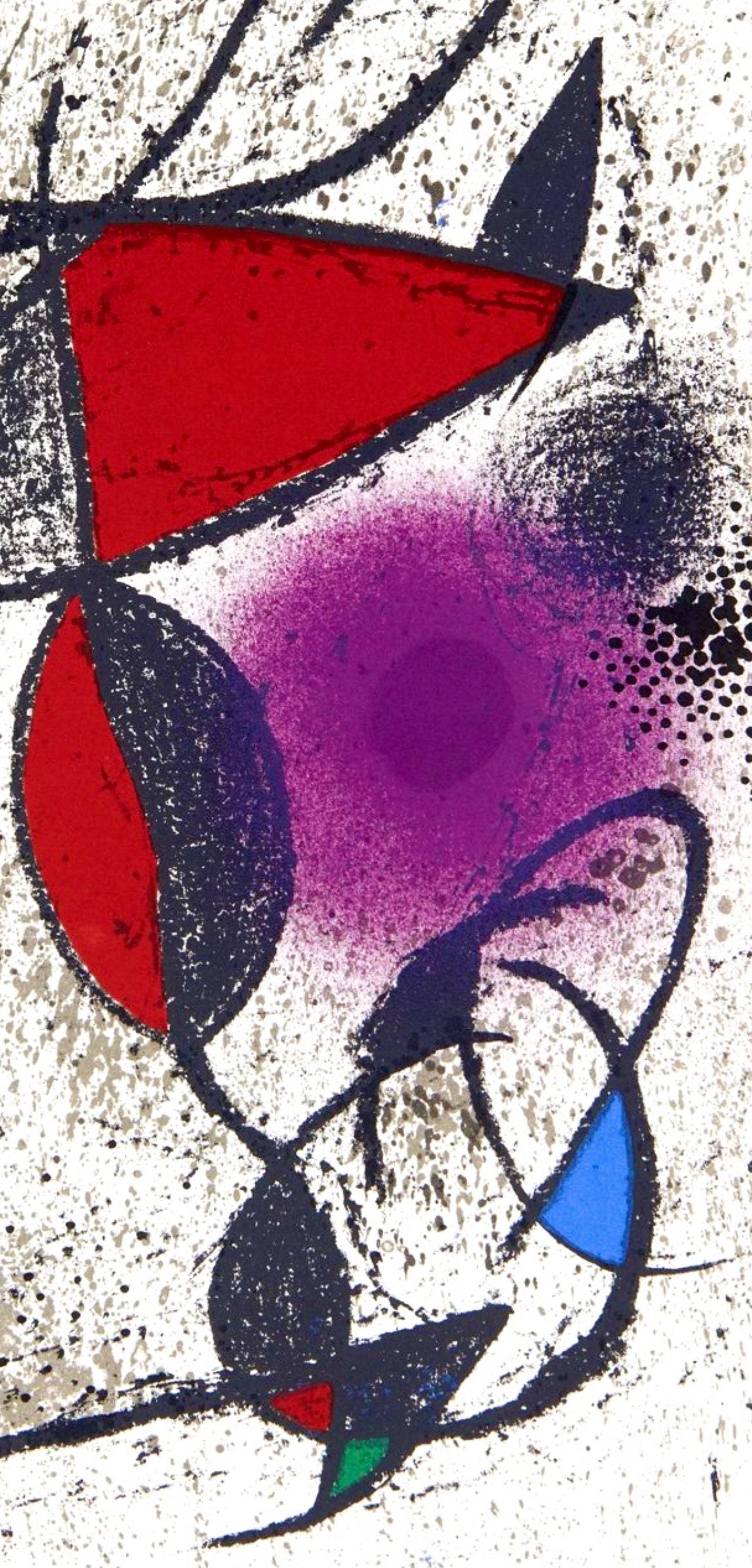 Joan Miró, Faillie du calcaire, Souvenirs et portraits d'artistes, Limited Edition Lithograph