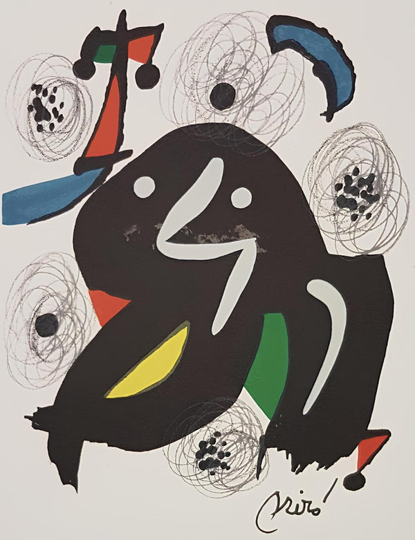 Joan Miró, Composition (Mourlot 1212-1225; Cramer 248), La mélodie acide, Limited Edition Lithograph