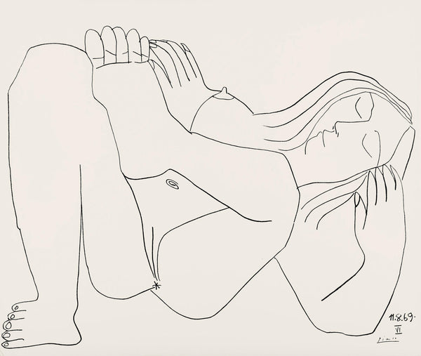 Pablo Picasso, Composition (Orozco 193-204), Au Baiser D'Avignon, Limited Edition Lithograph