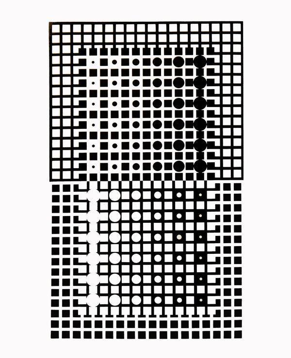 Victor Vasarely, Composition, Corpusculaires, Limited Edition Héliogravure