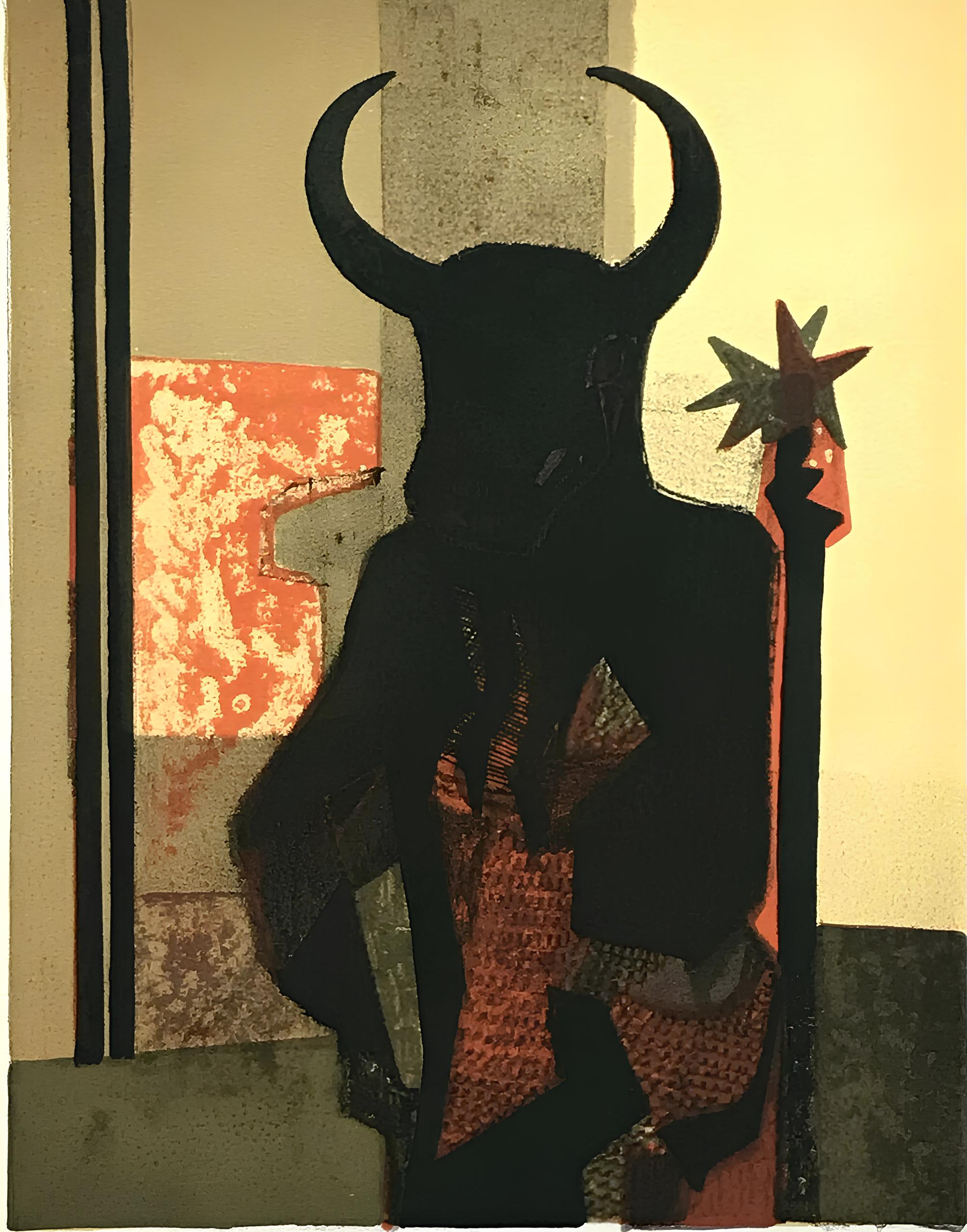 André Minaux, Composition, L'Odyssée, Limited Edition Lithograph