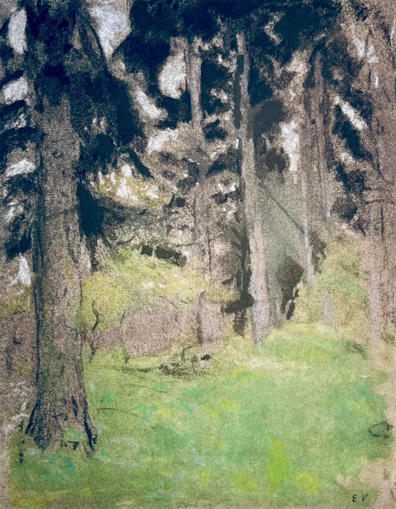Édouard Vuillard, Composition, Vuillard, Douze Pastels, Limited Edition Lithograph