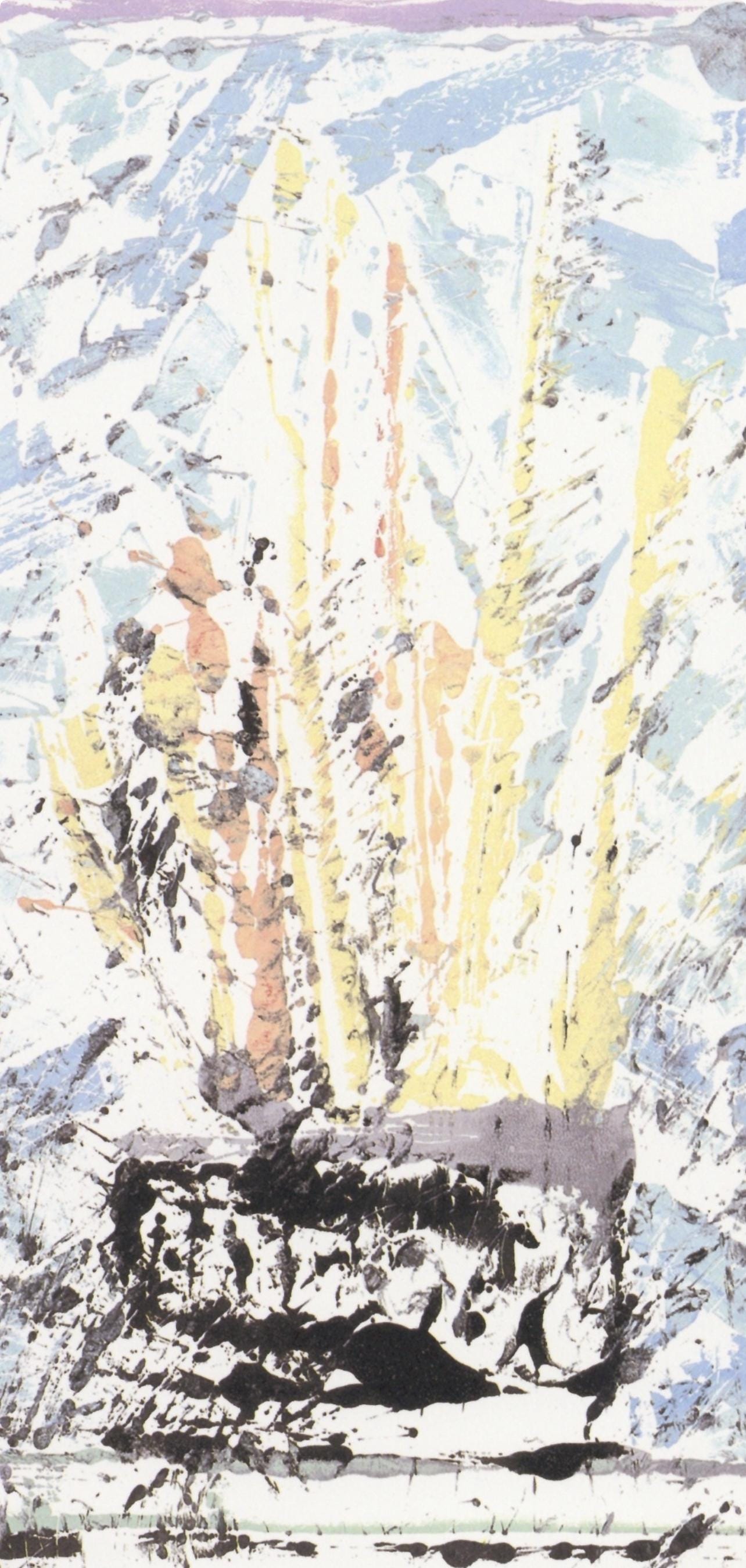 Jasper Johns, Composition, Jasper Johns, 17 Monotypes, Limited Edition Héliogravure