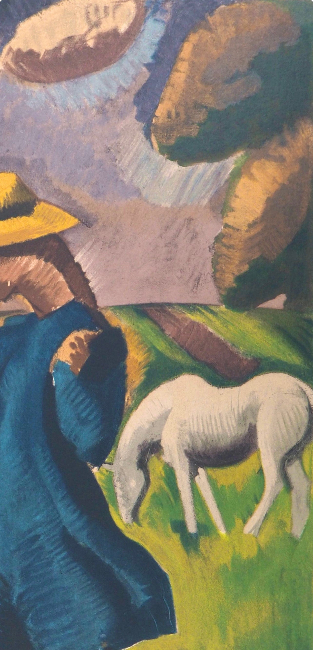 Roger de La Fresnaye, Gardeuse de moutons, Roger de La Fresnaye, Collection Pierre Lévy, Limited Edition Lithograph