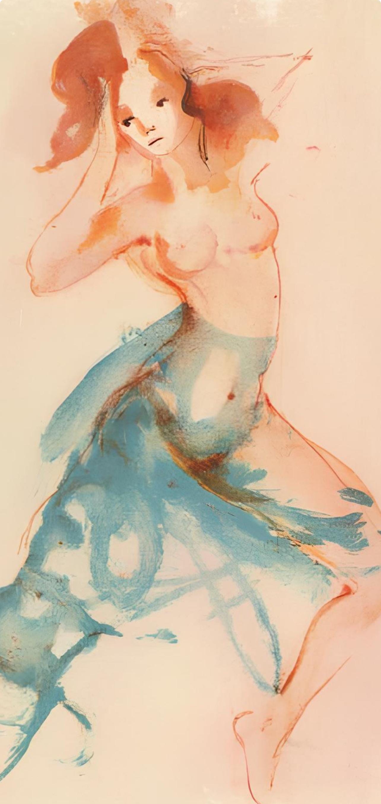 Léonor Fini, Composition, Parallèlement, Limited Edition Lithograph