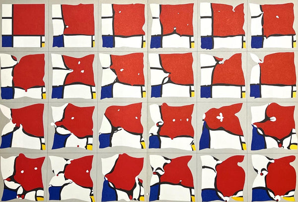 Pol Bury, Composition, Hommage à Aimé et Marguerite Maeght, Derrière le miroir, Limited Edition Lithograph