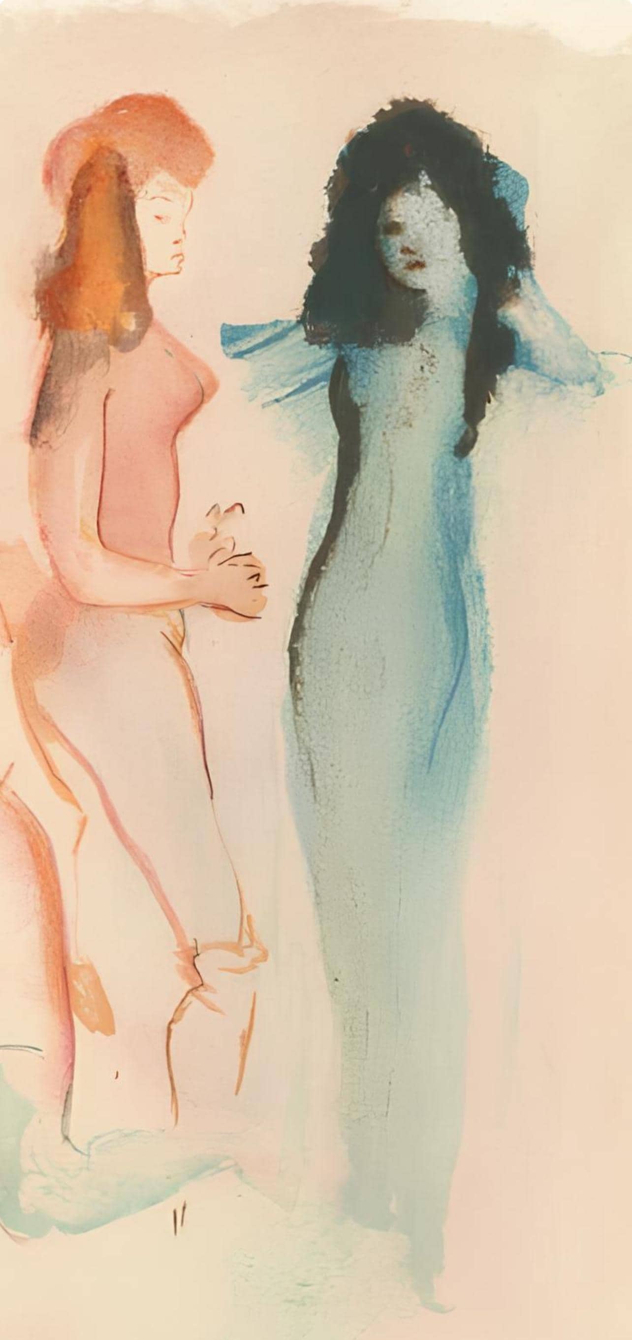 Léonor Fini, Composition, Parallèlement, Limited Edition Lithograph