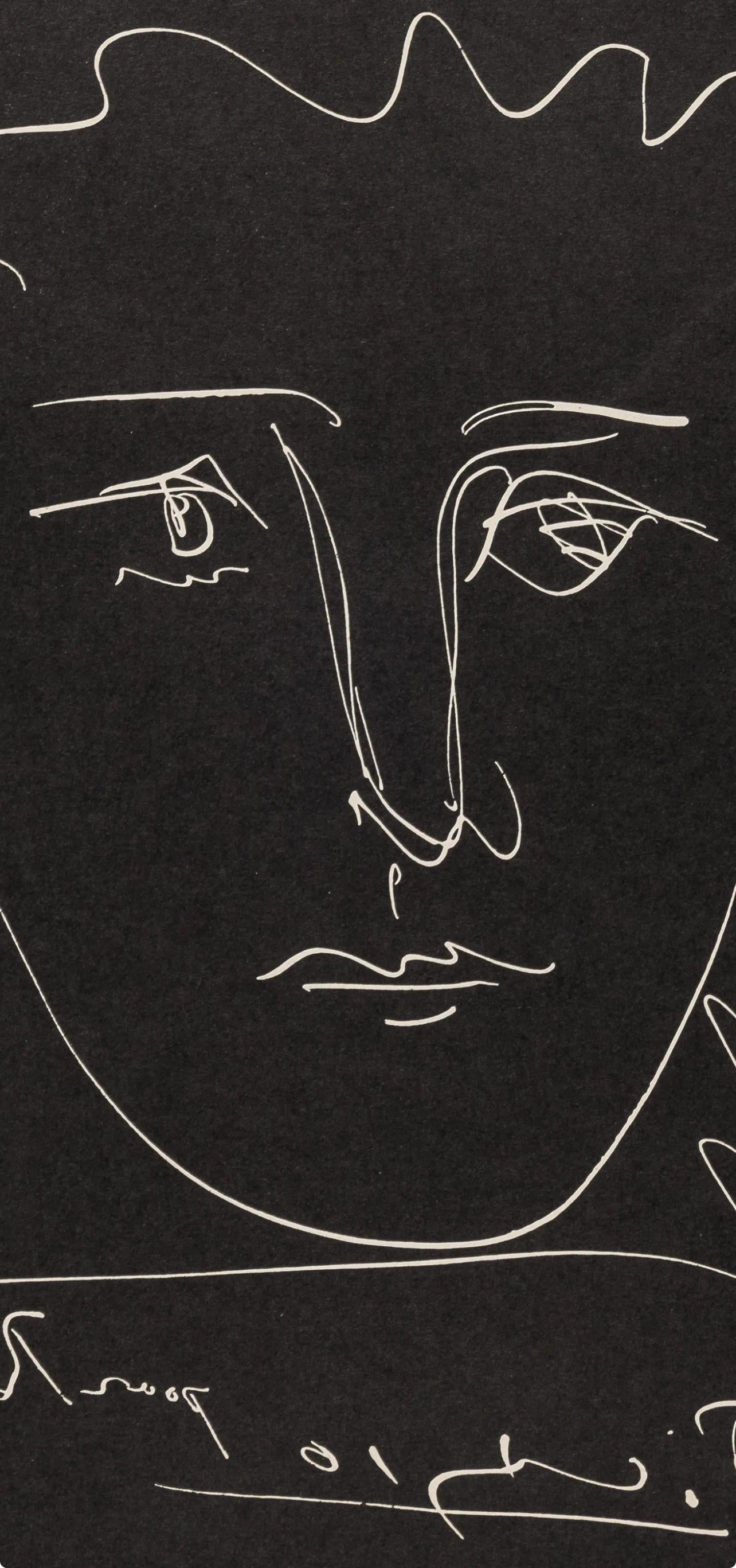 Pablo Picasso, Pour Roby, Noir (Bloch 680; Cramer 57), L'Âge de Soleil, Limited Edition Engraving