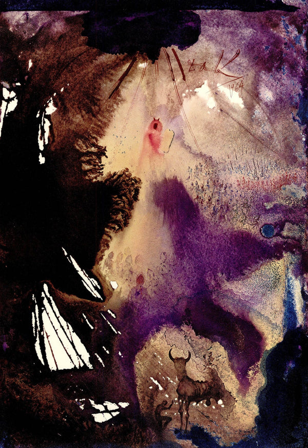 Salvador Dali, Composition (Michler/Löpsinger 1600; Field 69-3), Biblia Sacra, Limited Edition Lithograph