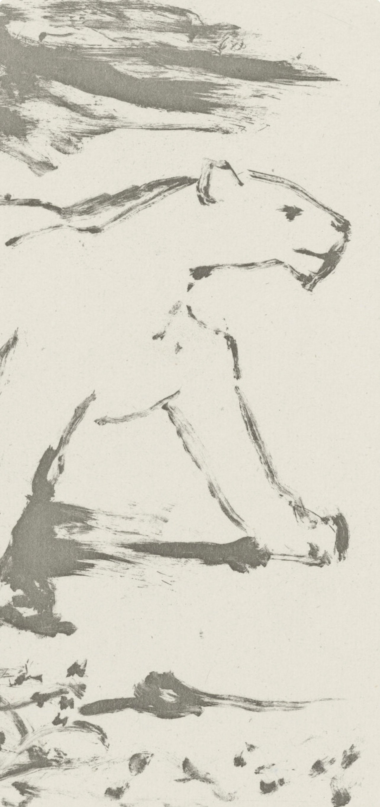Pablo Picasso, La Lionne, Histoire naturelle, Limited Edition Lithograph