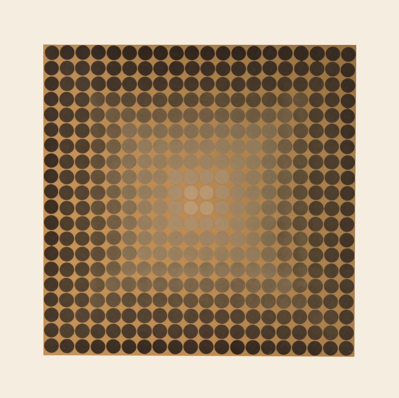 Victor Vasarely, Composition, CTA 102, Limited Edition Héliogravure