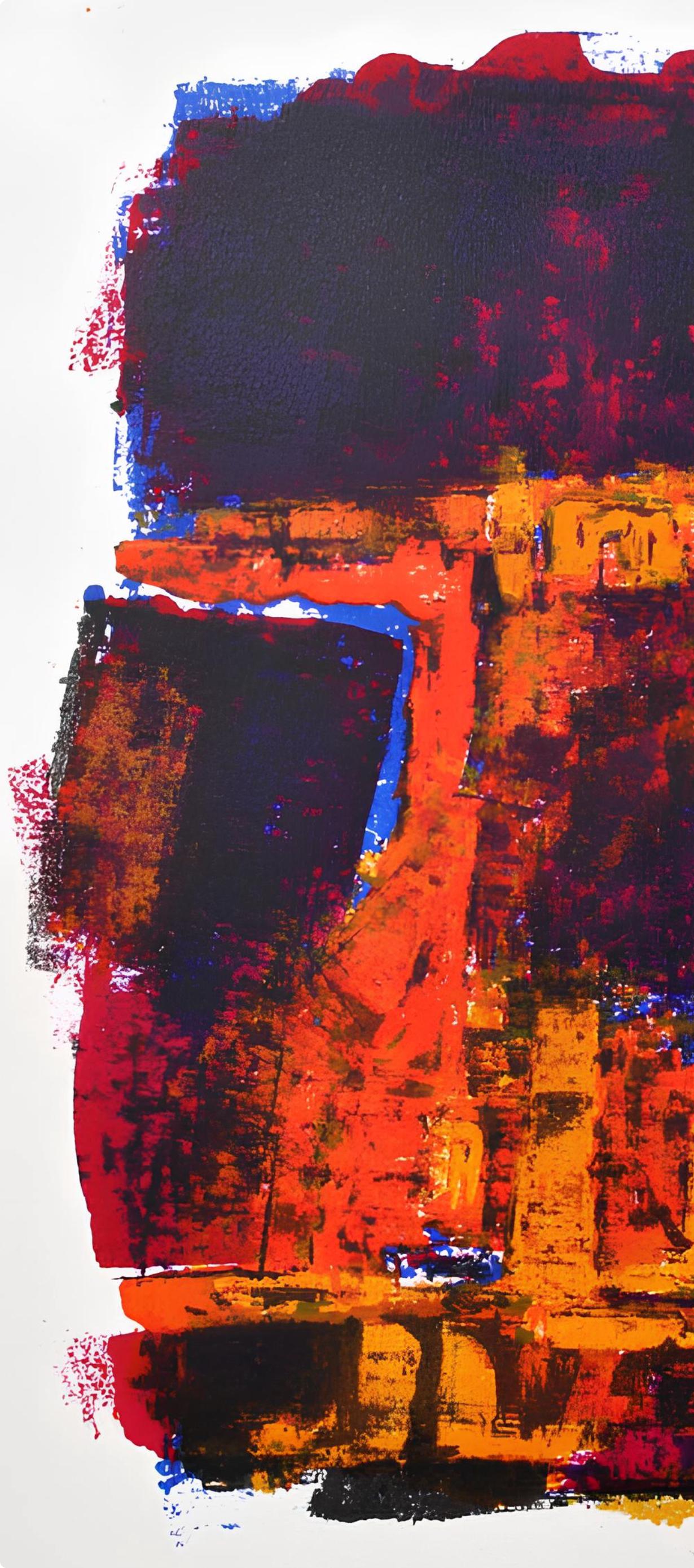 Orlando Pelayo, Composition, Œuvres complètes d'Albert Camus, Limited Edition Lithograph