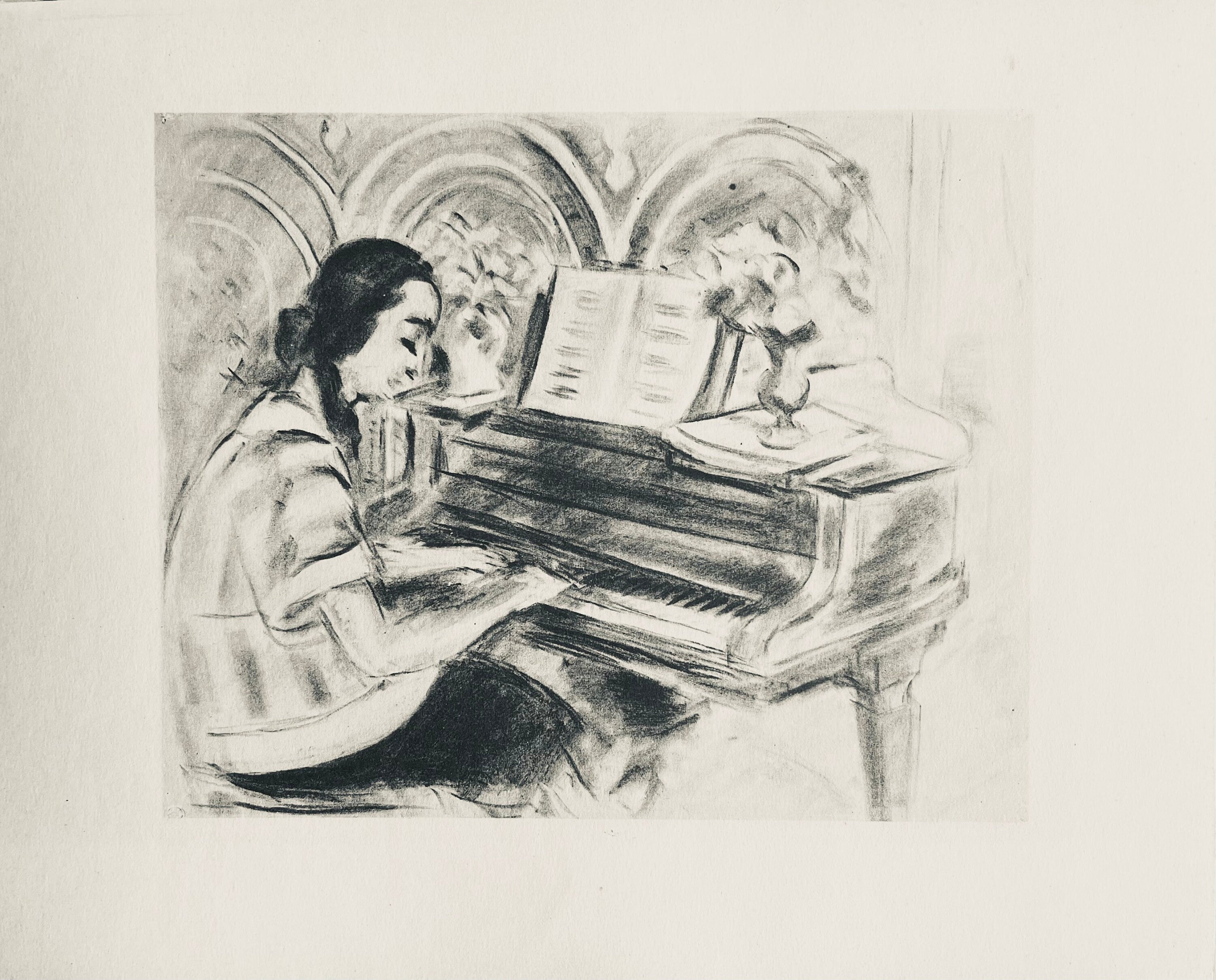 Henri Matisse, Composition (Dutel 3), Dessins de Henri-Matisse, Limited Edition Lithograph