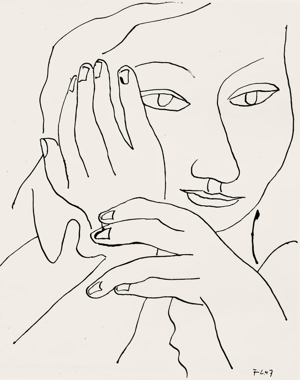 Fernand Léger, Composition, Levers de rideau sur la question du bonheur, Limited Edition Lithograph