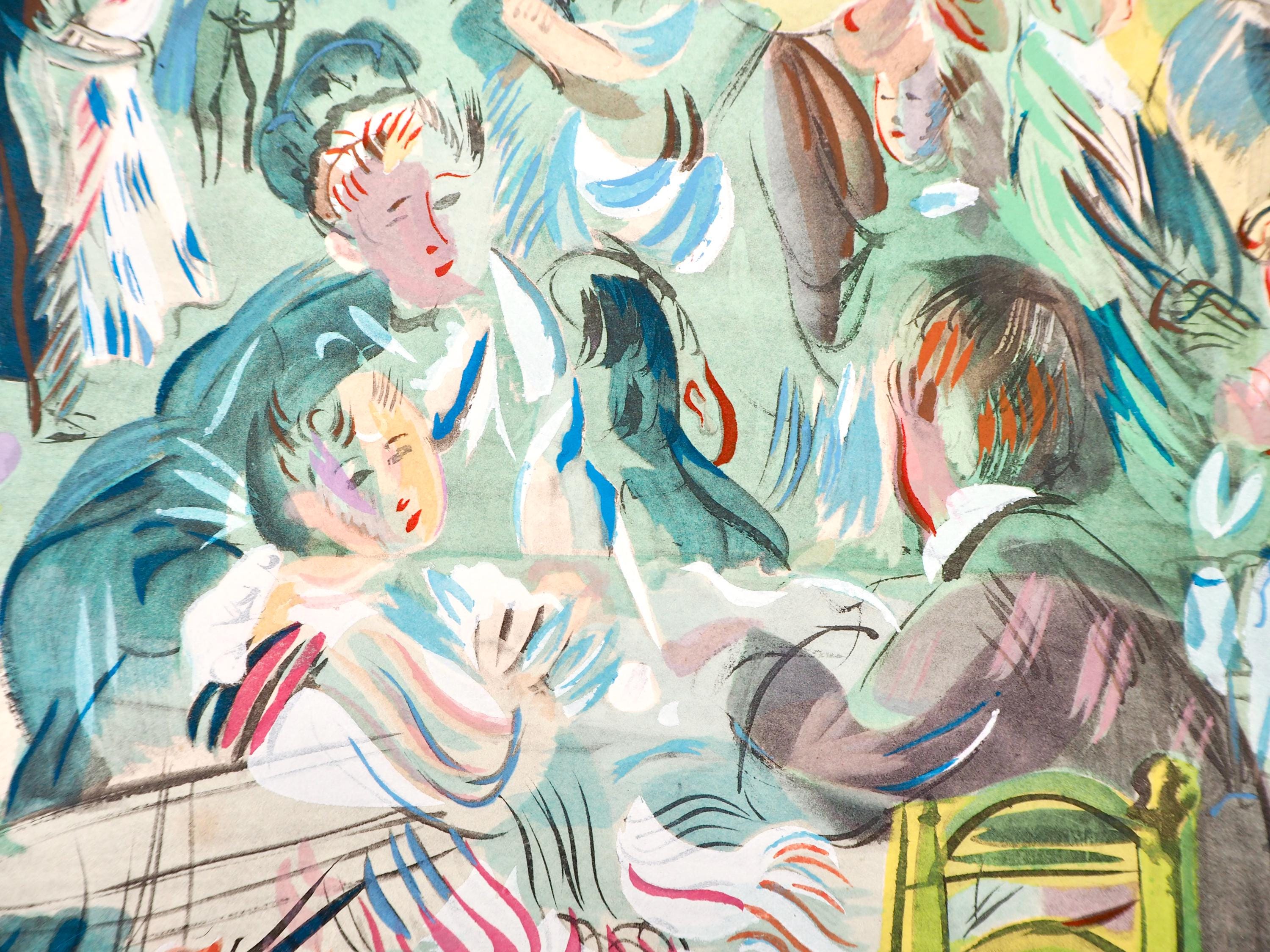 Raoul Dufy, Composition, Eaux-de-vie, Esprit de la fleur et du fruit, Limited Edition Lithograph