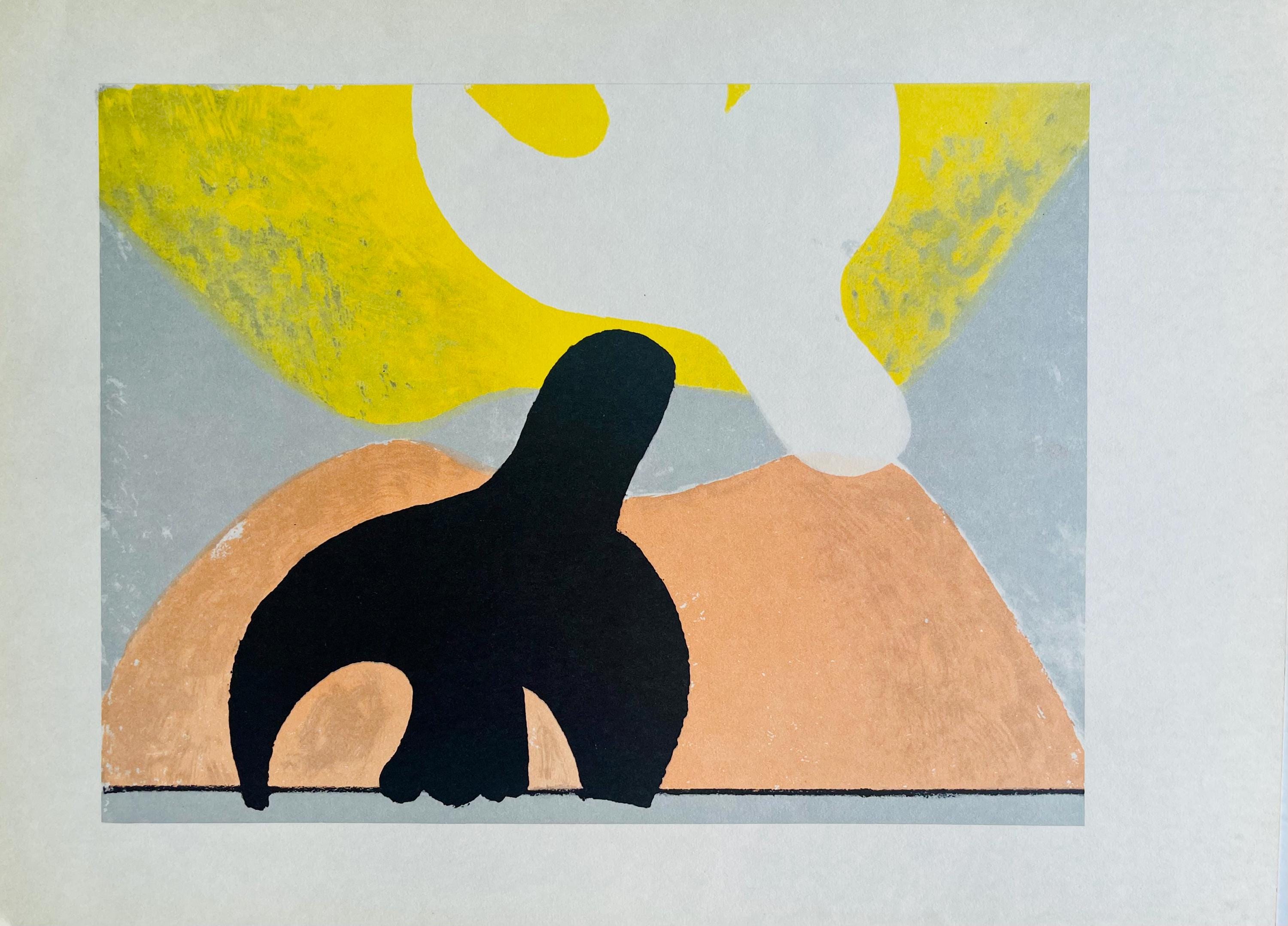 Georges Braque, Composition, Derrière le miroir, Limited Edition Lithograph