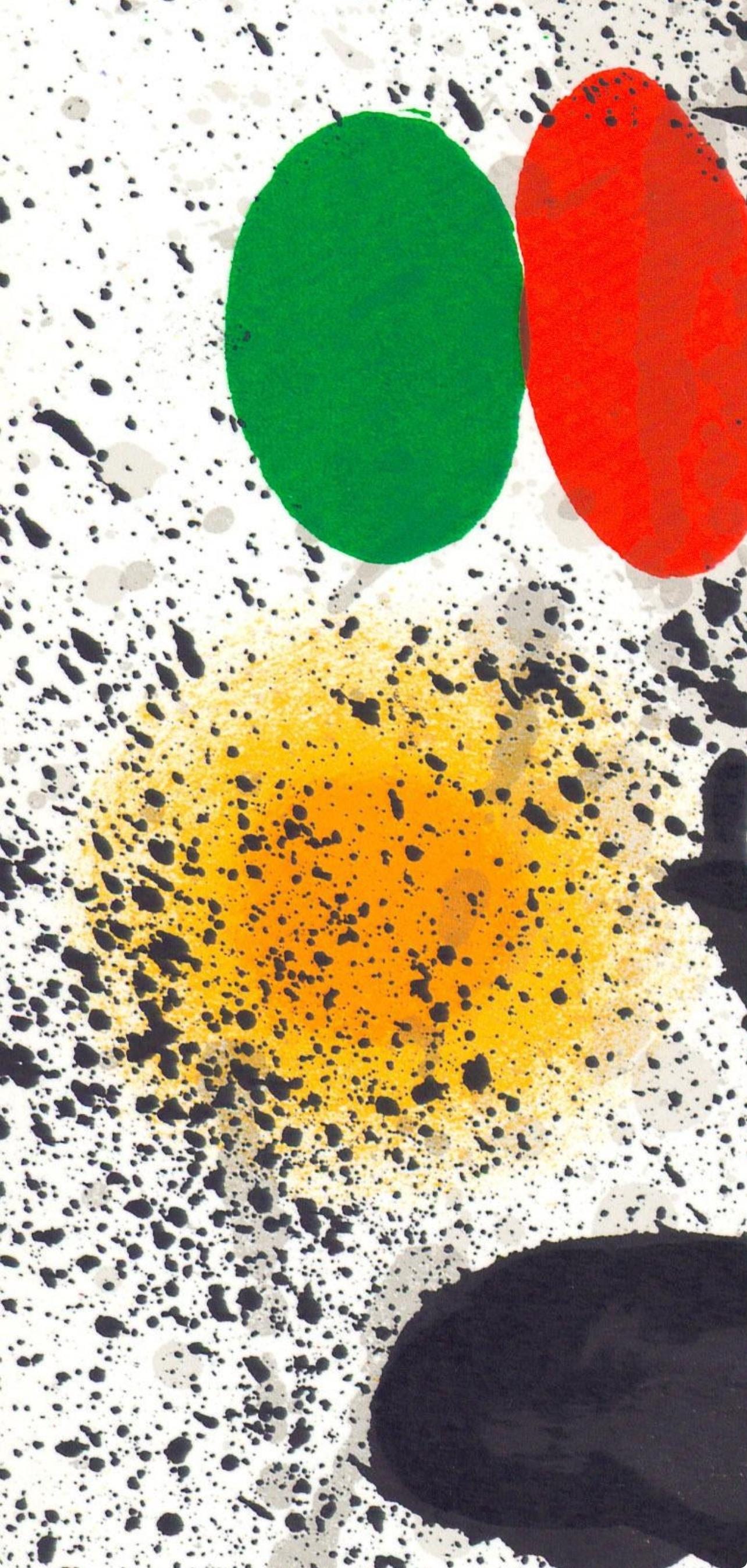 Joan Miró, Composition (Cramer 145; Mourlot, 738-740), Derrière le miroir, Limited Edition Lithograph