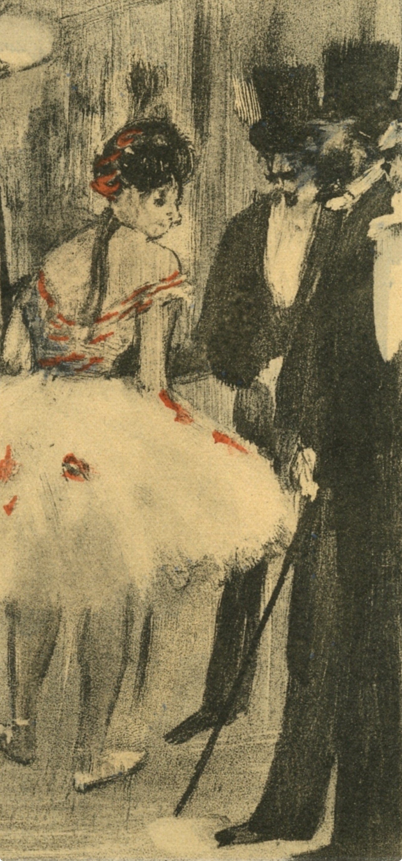 Edgar Degas, Famille Cardinal, E. Degas Monotypes, Limited Edition Monotype