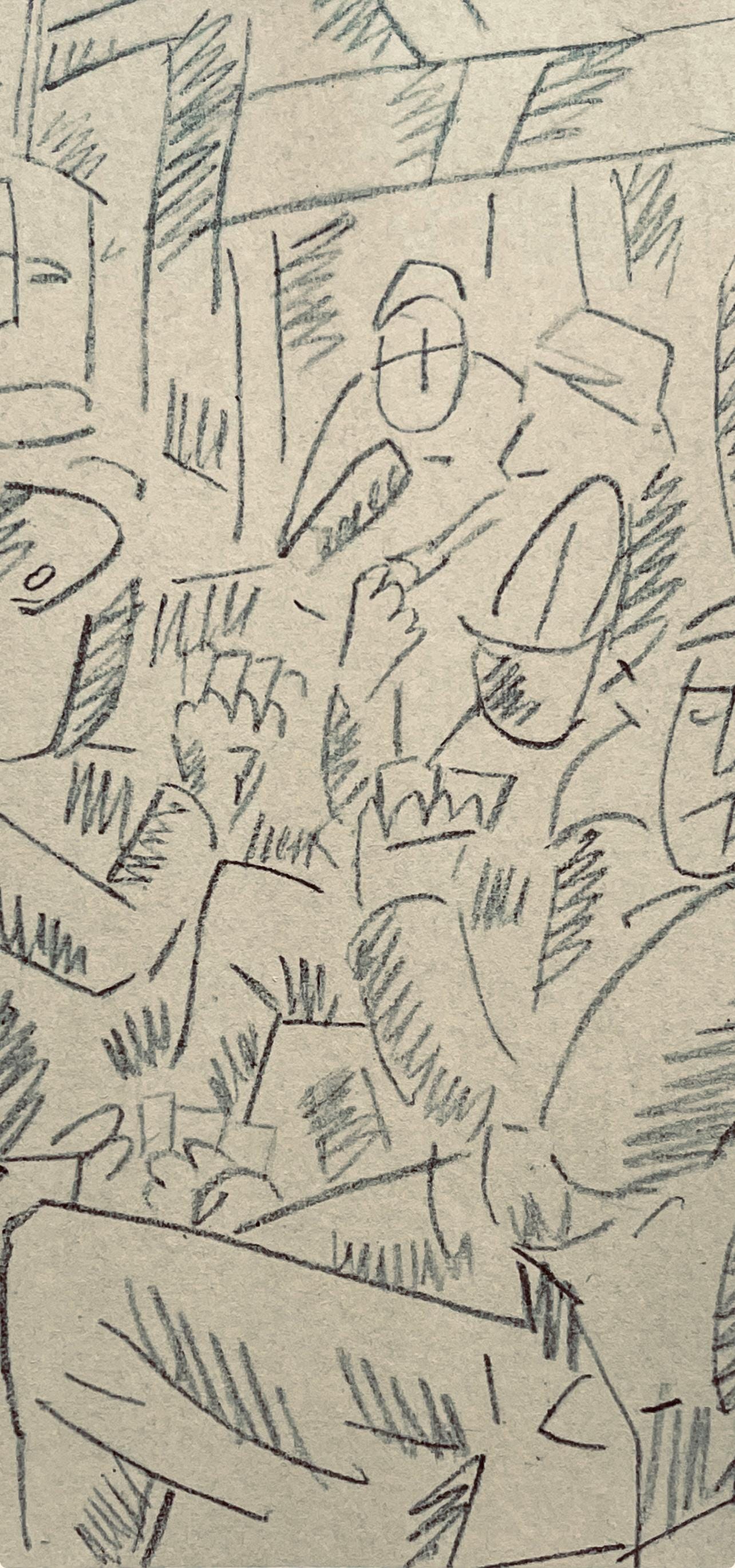 Fernand Léger, Soldats Jouant Aux Cartes, Fernand Léger, Dessins de Guerre, Limited Edition Lithograph