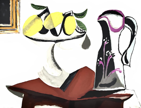 Pablo Picasso, Nature Morte au Citron et à la Cruche, Marina Picasso Collection, Official Limited Edition Lithograph