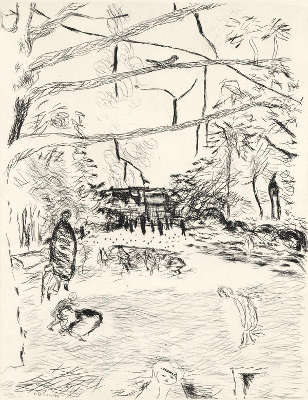 Pierre Bonnard, Le Parc Monceau, A La gloire à Paris, Limited Edition Etching