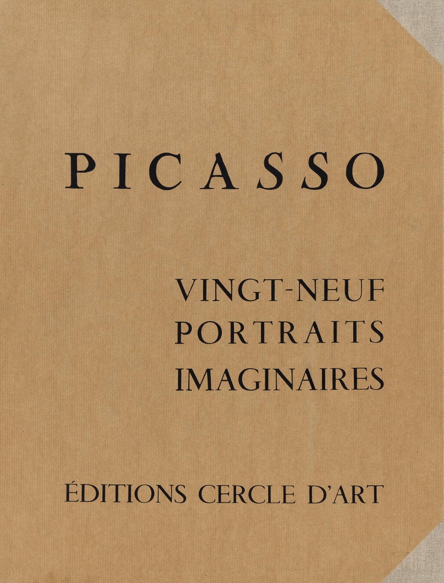 Pablo Picasso, Composition (Orozco 207-261), Vingt-Neuf Portraits Imaginaires, Limited Edition Lithograph