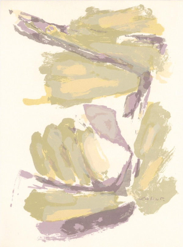 Pierre Pallut, Composition, l’Hommage à Georges Braque, Derrière le miroir, Limited Edition Lithograph