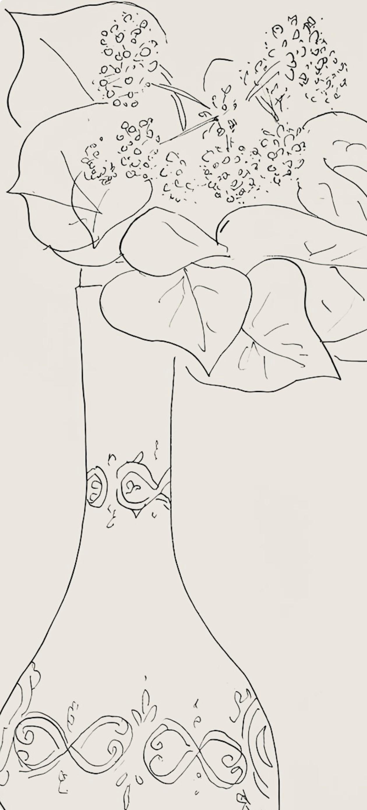 Henri Matisse, Série J, var. 1 (Duthuit 9), Henri Matisse, Dessins, Thèmes et variations, Limited Edition Lithograph