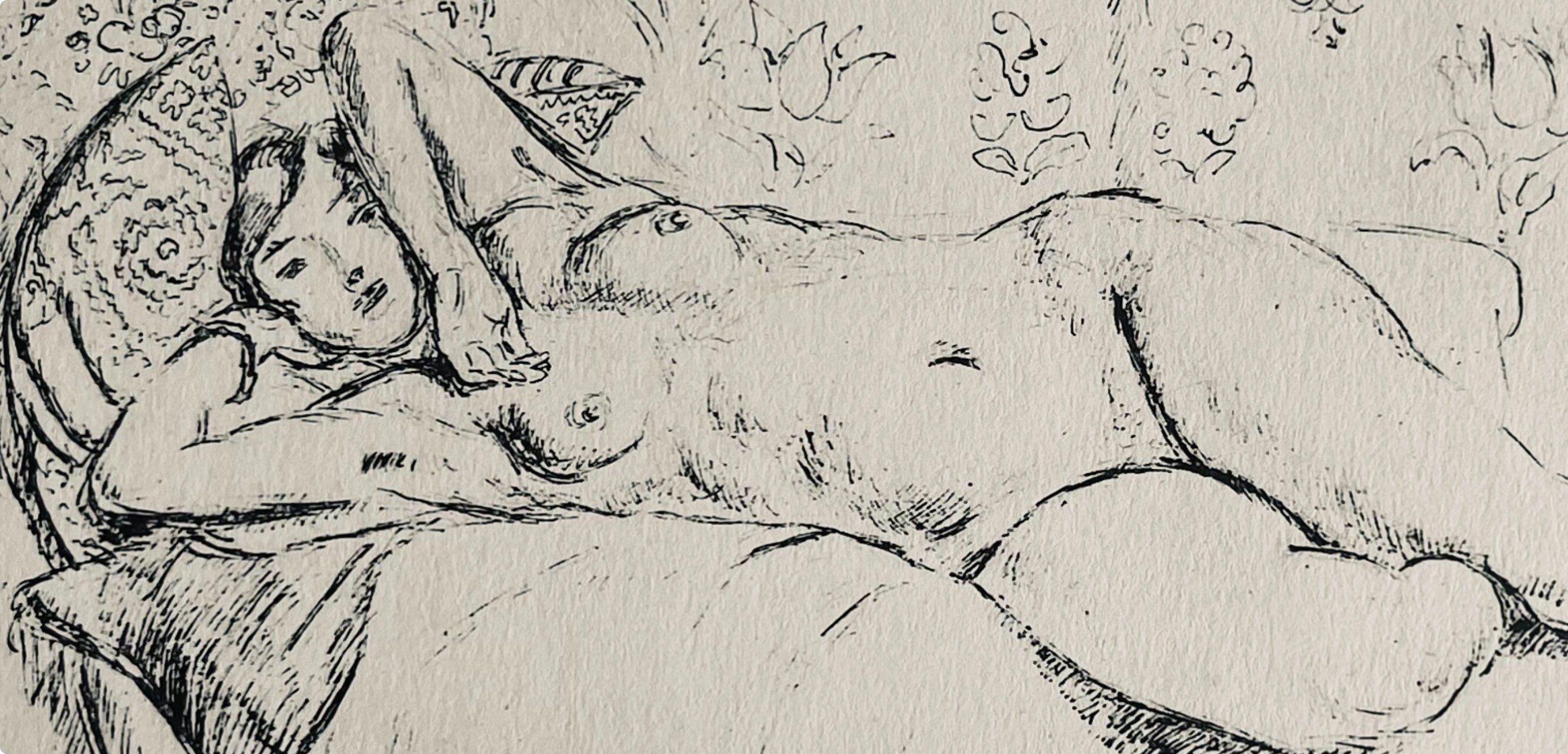 Henri Matisse, Composition (Dutel 3), Dessins de Henri-Matisse, Limited Edition Lithograph
