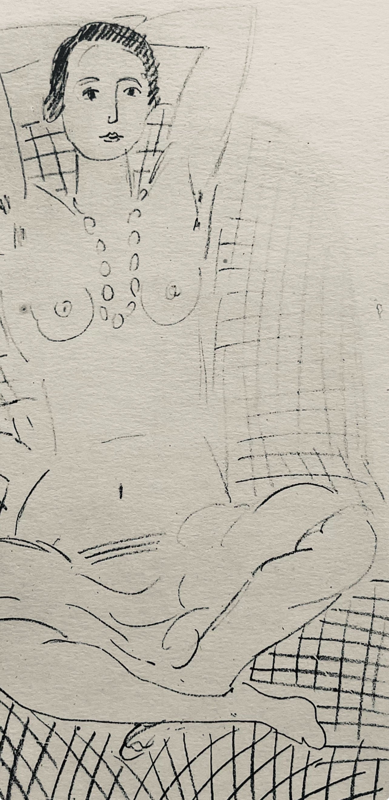 Henri Matisse, Composition (Dutel 3), Dessins de Henri-Matisse, Limited Edition Lithograph