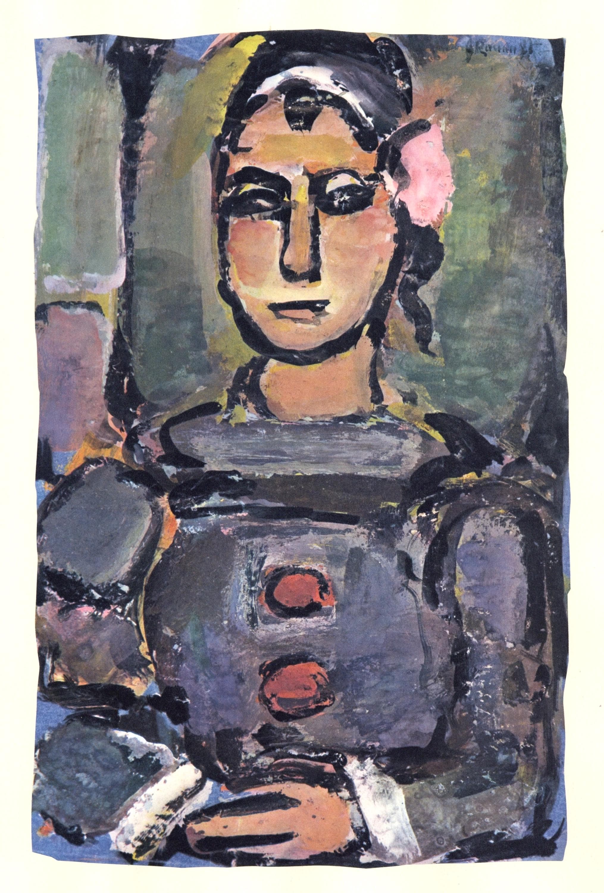 Georges Rouault, Composition, Divertissement, Limited Edition Lithograph
