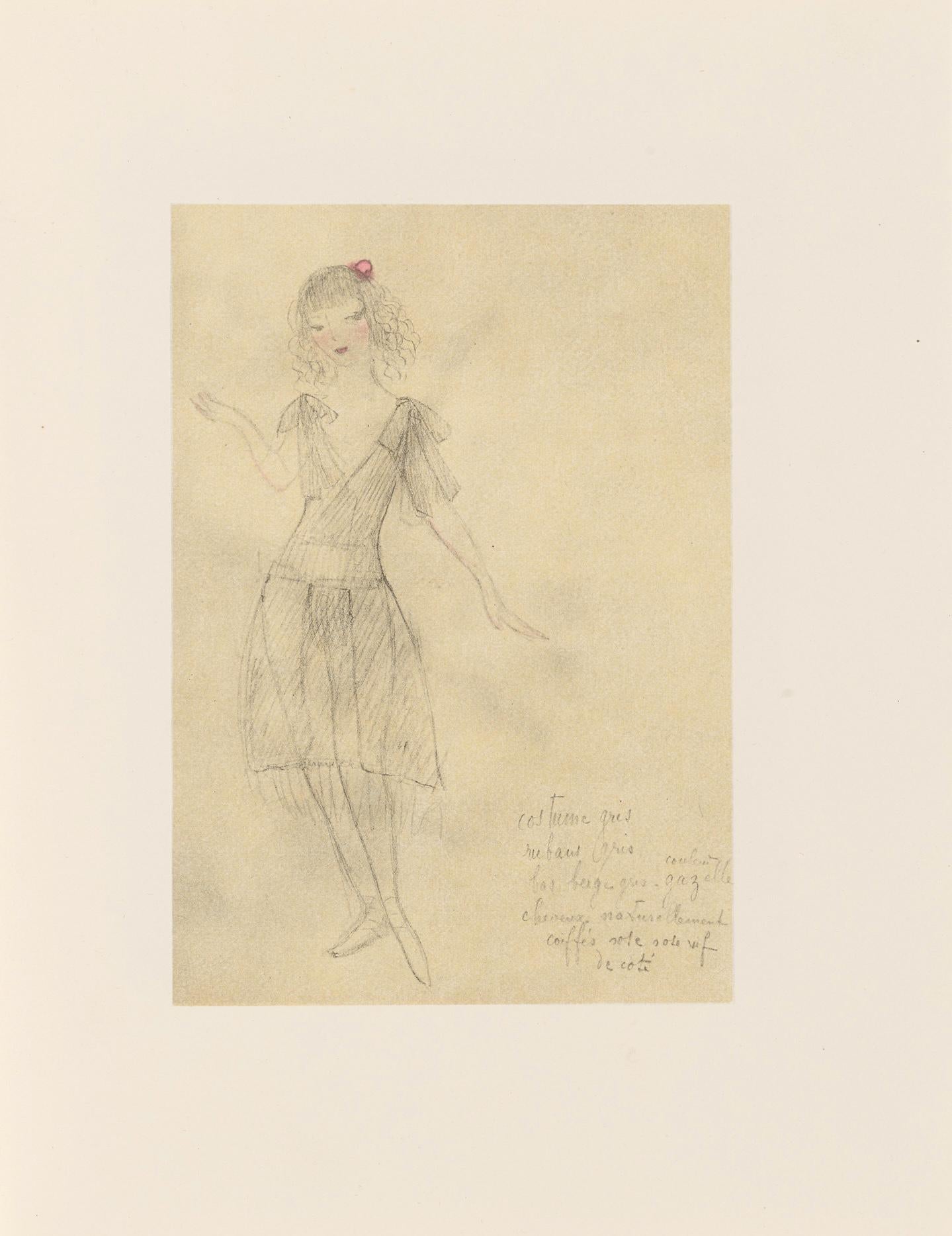 Marie Laurencin, Composition, Les Biches, Limited Edition Lithograph