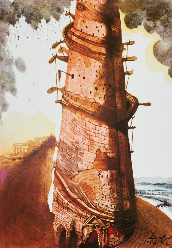 Salvador Dali, Composition (Michler/Löpsinger 1600; Field 69-3), Biblia Sacra, Limited Edition Lithograph