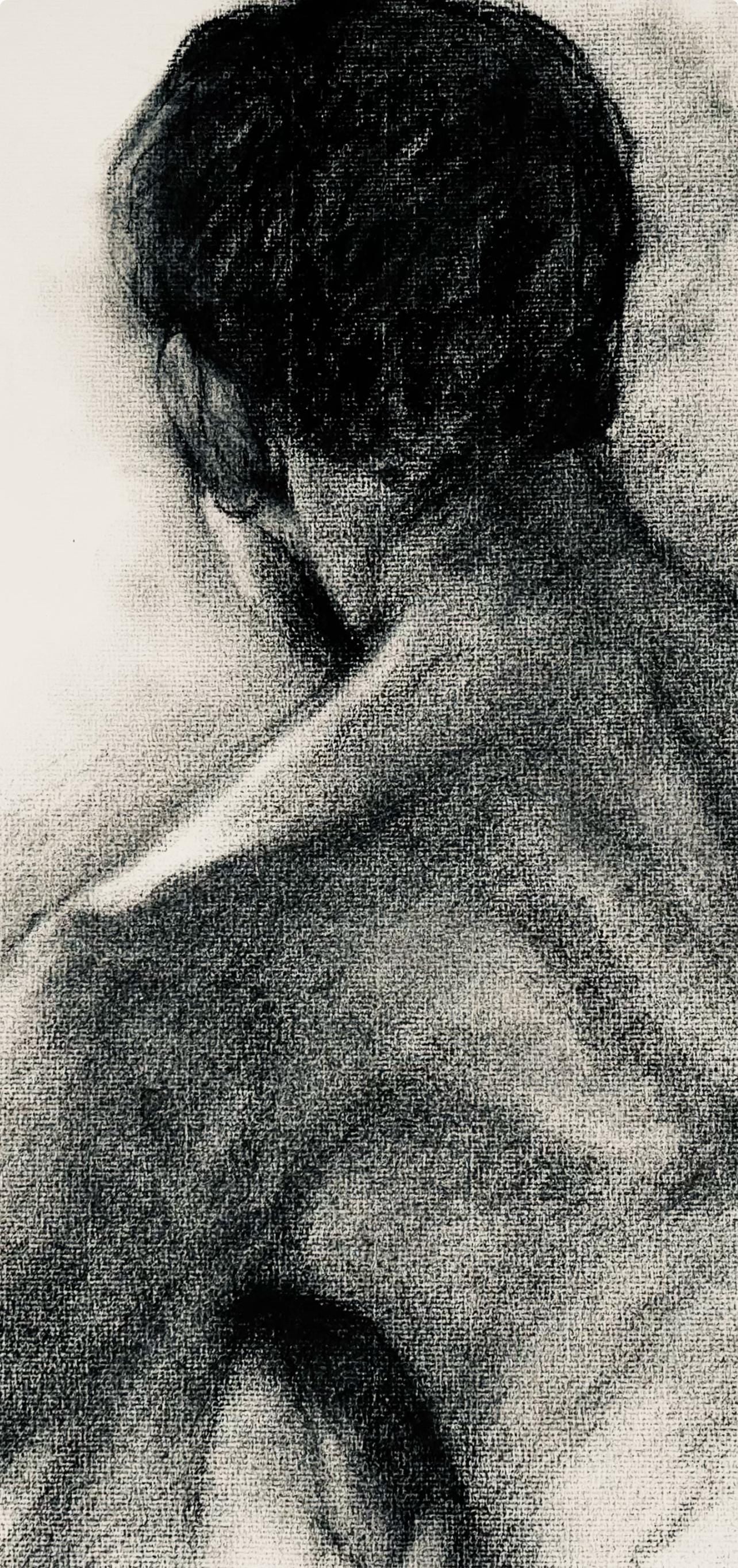 Ian Hornak, Renaissance Male Nude Figure Study, 1963, Original Drawing