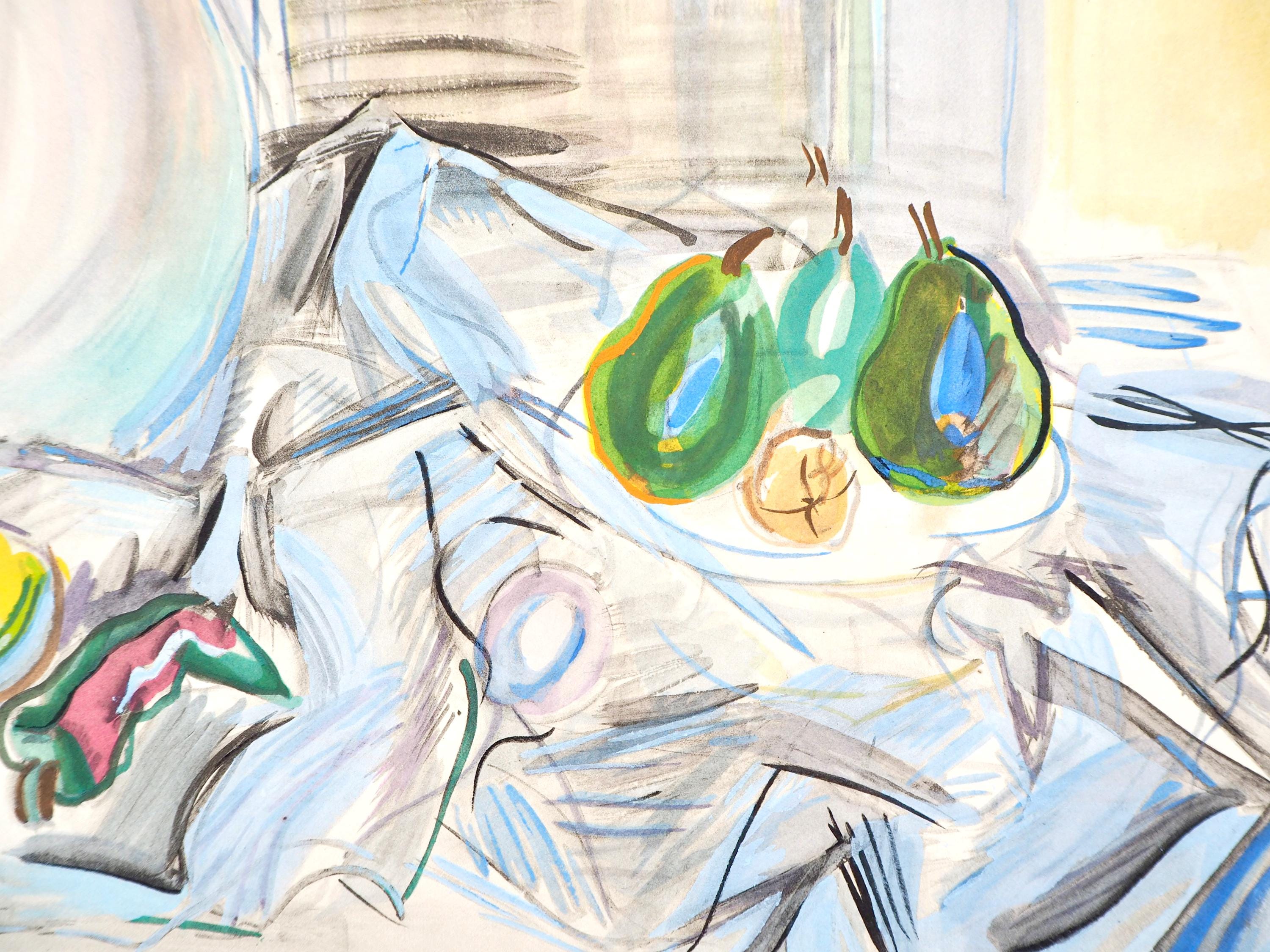 Raoul Dufy, Composition, Eaux-de-vie, Esprit de la fleur et du fruit, Limited Edition Lithograph