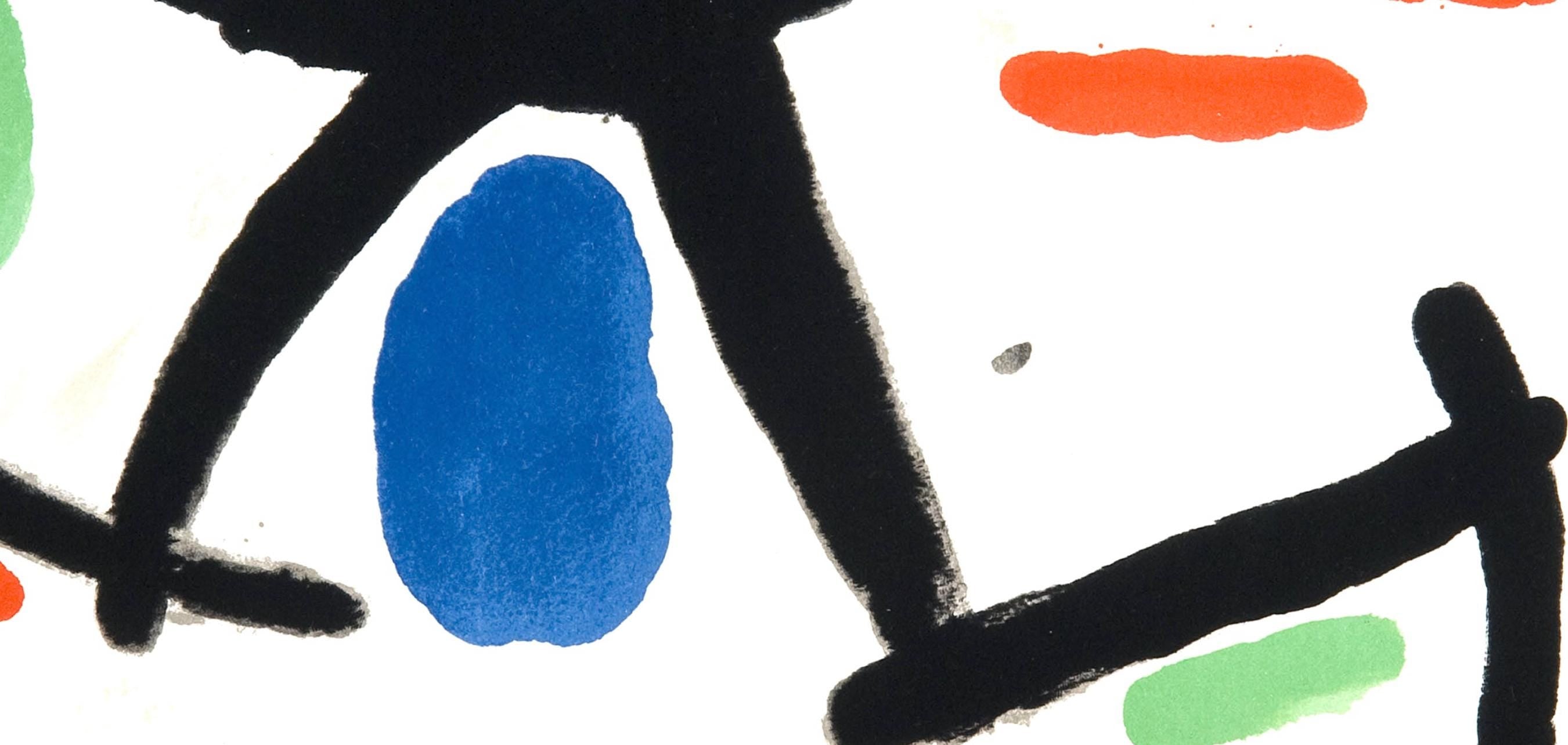 Joan Miró, Composition (Mourlot 872-881; Cramer 164), El tapís de Tarragona, Limited Edition Lithograph