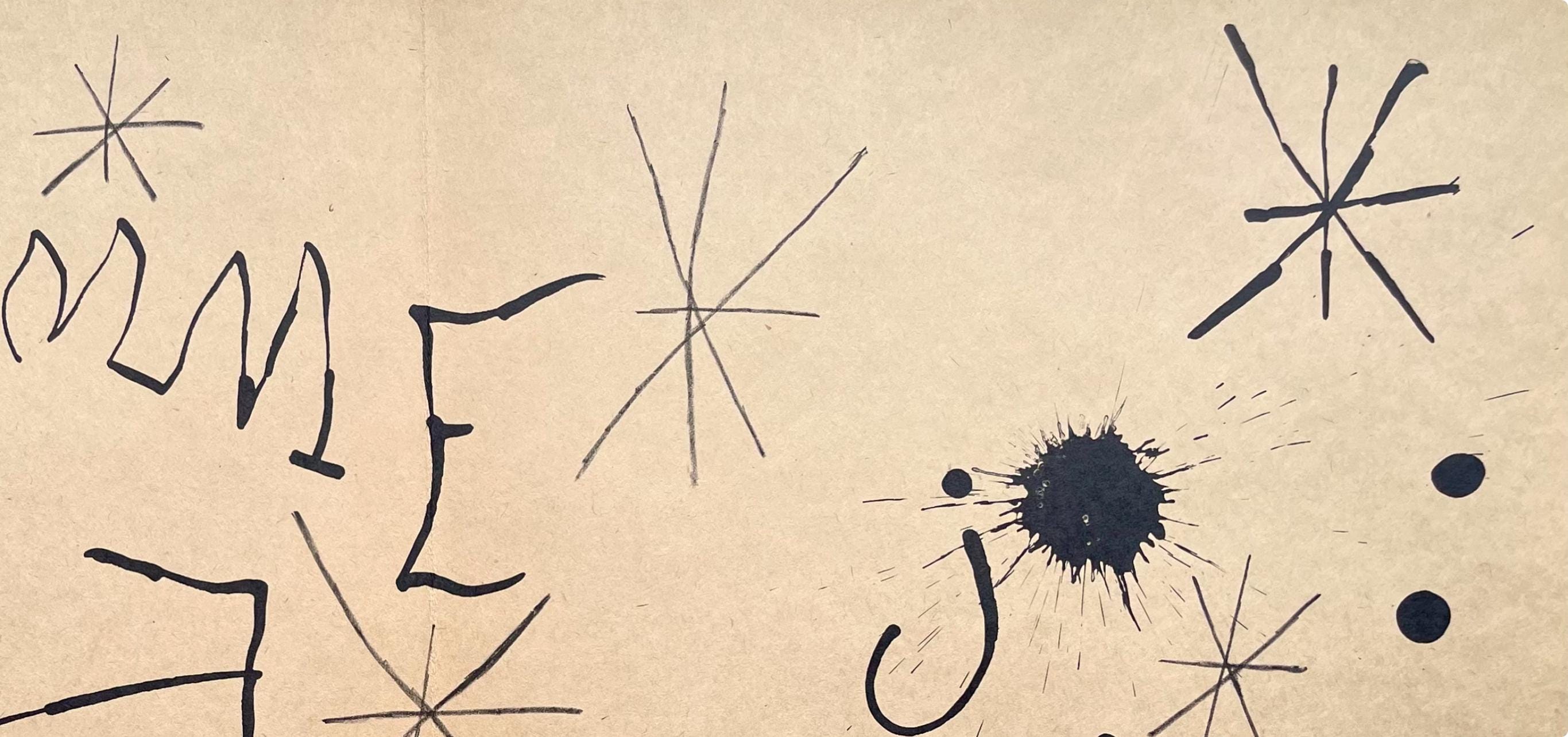 Joan Miró, Composition (Cramer 102; Mourlot 428-449), Derrière le miroir, Limited Edition Lithograph
