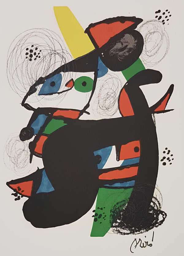 Joan Miró, Composition (Mourlot 1212-1225; Cramer 248), La mélodie acide, Limited Edition Lithograph