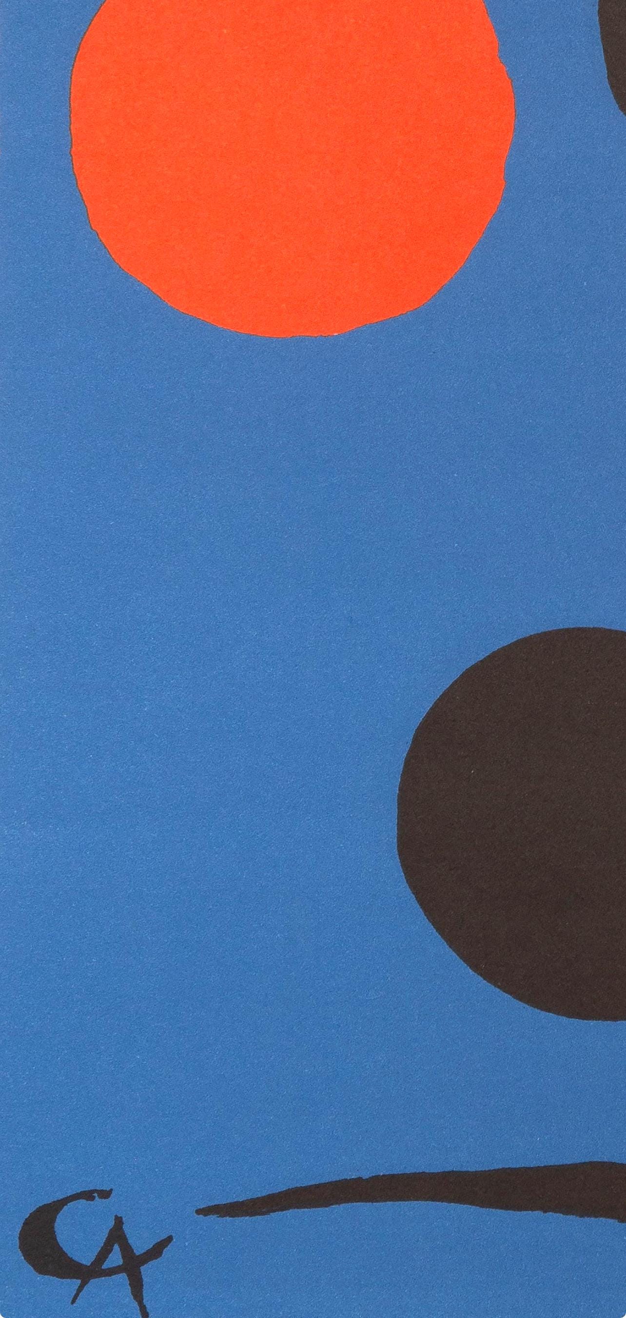 Alexander Calder, Composition, Derrière le miroir, Limited Edition Lithograph