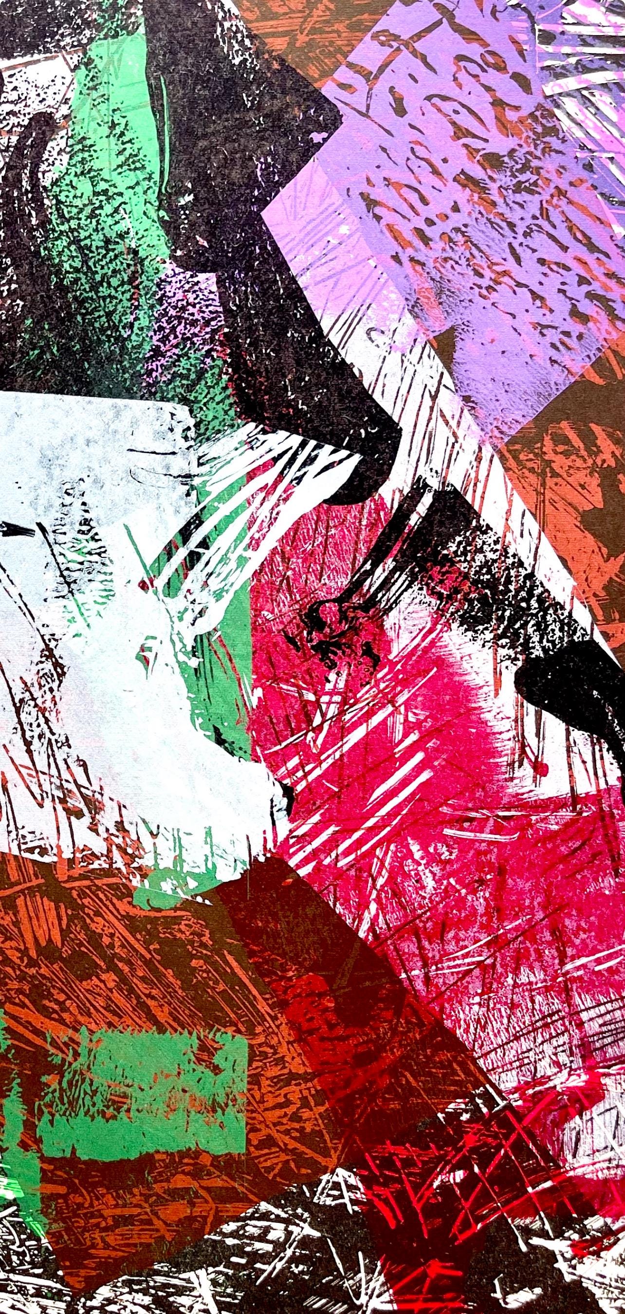Jean-Paul Riopelle, Composition, Derrière le miroir, Limited Edition Lithograph