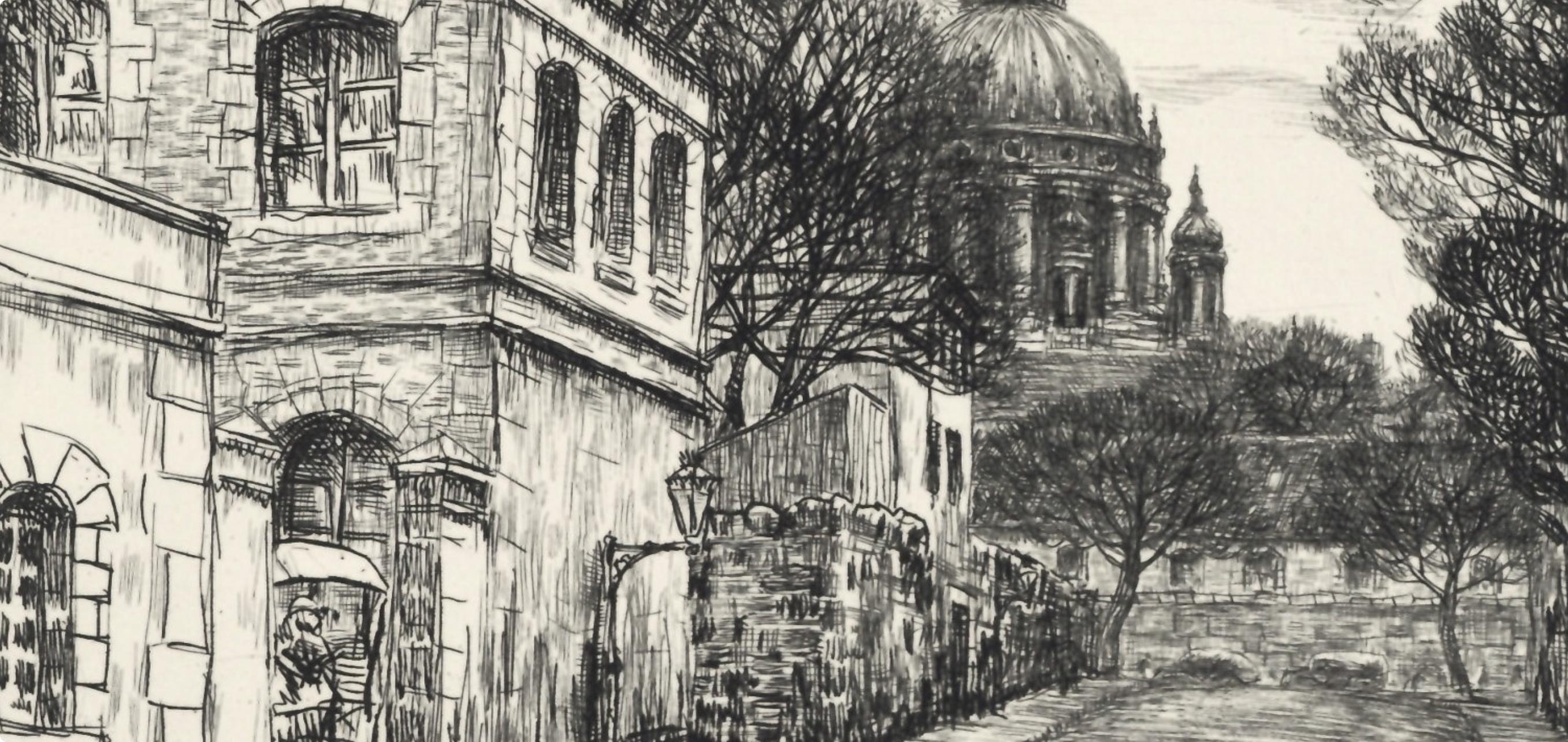 Jean Frélaut, De la Sante aux Gobelins, A La gloire à Paris, Limited Edition Etching