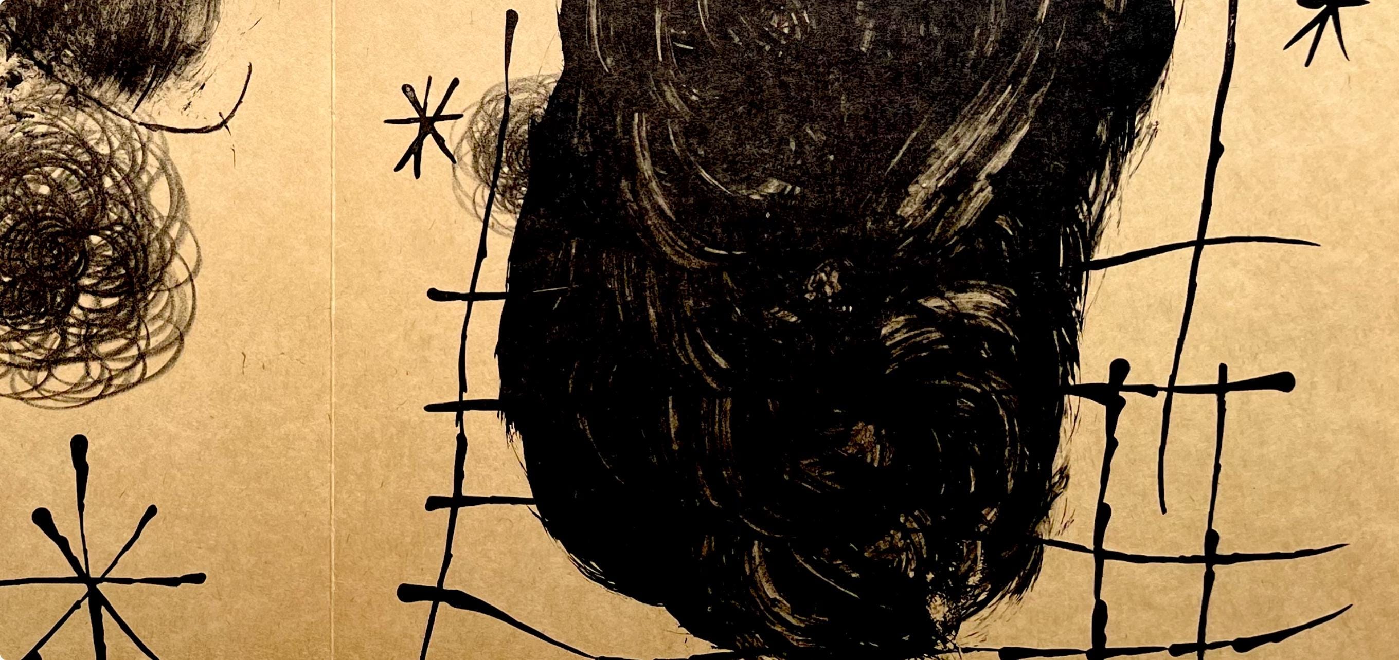 Joan Miró, Composition (Cramer 102; Mourlot 428-449), Derrière le miroir, Limited Edition Lithograph