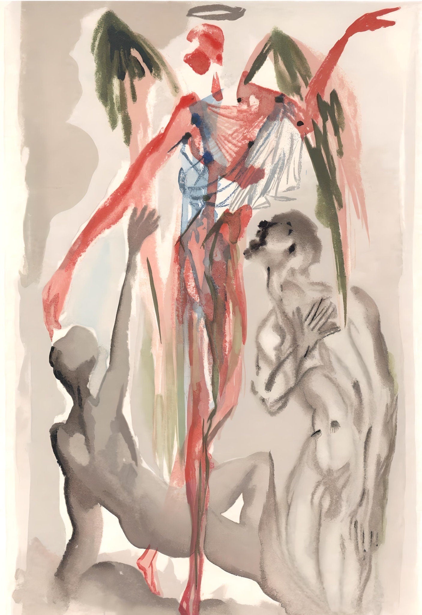 Salvador Dali, Towards the Tree of Law (Michler/Löpsinger 1039-1138; Field 189-200), La Divine Comédie, Limited Edition Woodcut