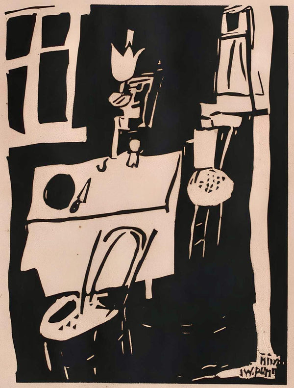 Jean Pougny, Composition, Pougny, dix linogravures originales, 1914-1920, Limited Edition Linocut