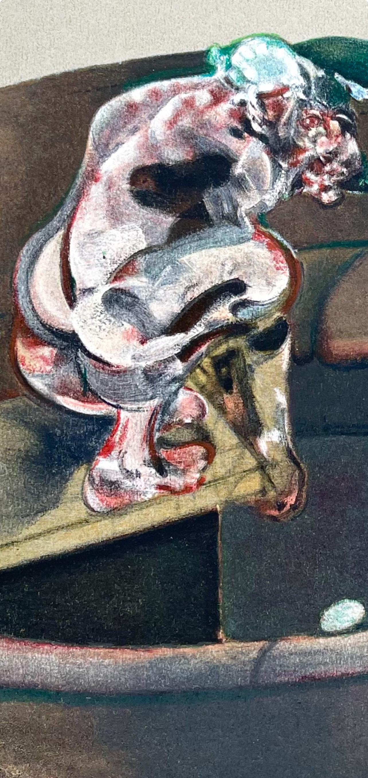 Francis Bacon, Portrait of George Dyer Crouching, Derrière le miroir, Limited Edition Lithograph