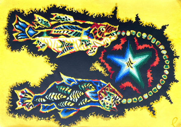Jean Lurçat, Le Poisson (Pieces), Les Signes du zodiaque, Limited Edition Lithograph