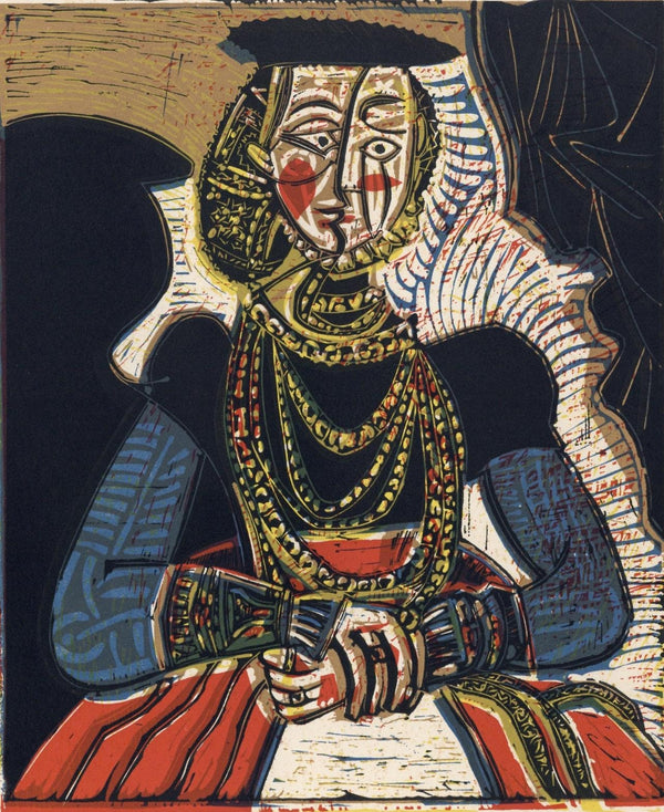 Pablo Picasso, Portrait of a Woman (Orozco 214), Grabados al linóleo, Limited Edition Linocut