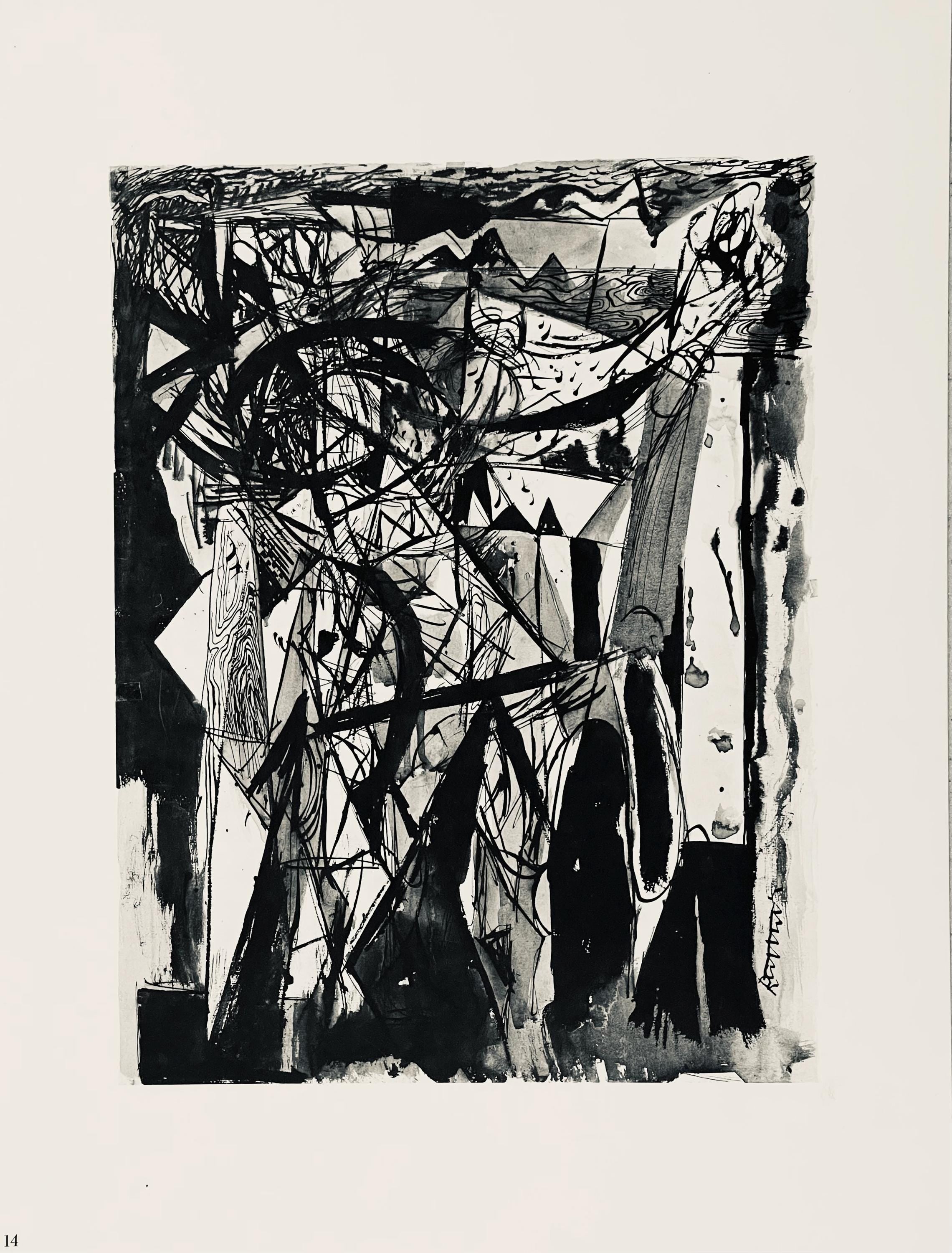 Abraham Rattner, Crucifixion, Limited Edition Lithograph