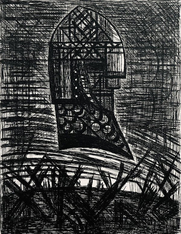 Marcel Gromaire, Présage, Tête Armée, Scène XVI, Shakespeare, Macbeth, Eaux-fortes de Gromaire, Limited Edition Etching