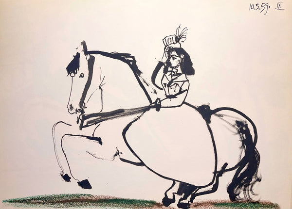 Pablo Picasso, Composition (Bloch 1276; Czwiklitzer 23), Toros y Toreros, Limited Edition Lithograph